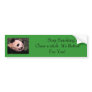 Stop Smoking and Chew a... Bumper Sticker