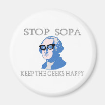 Stop SOPA Keep The Geeks Happy Magnets