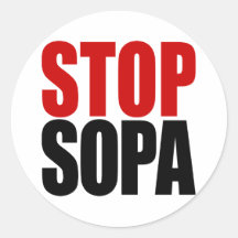 Stop SOPA Sticker