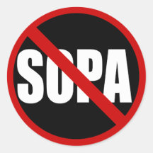 Stop SOPA Sticker