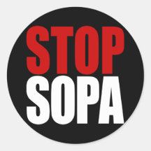 Stop SOPA Sticker