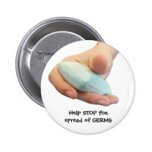Stop Spreading Germs! Button