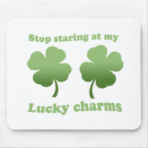 STOP STARING AT MY LUCKY CHARMS MOUSE PADS