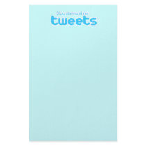 Stop staring at my Tweets