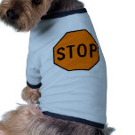 Stop Street Road Sign Symbol Caution Traffic pet clothing