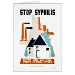 Stop Syphilis 1940 WPA Card