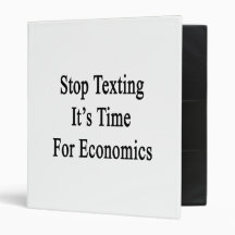 Stop Texting It's Time For Economics Binder
