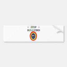 stop the bullying sign bumper sticker