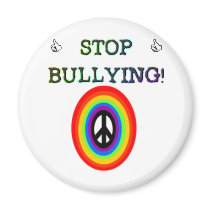 stop the bullying sign fridge magnets