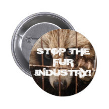 Stop the Fur Industry Pin