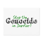 Stop The Genocide Darfur Post Cards