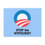Stop the hypocrisy postcards