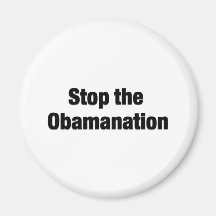 Stop the Obamanation Fridge Magnets