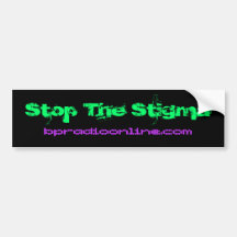 Stop The Stigma Bumper Stickers