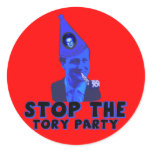 Stop the Tory party Stickers
