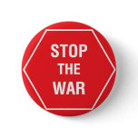 STOP THE WAR buttons