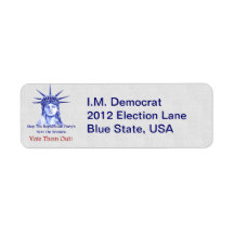Stop The War On Women Return Address Label