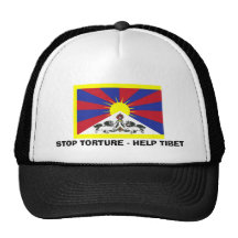 STOP TORTURE - HELP TIBET MESH HATS