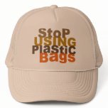 Stop Using Plastic Bags Hat