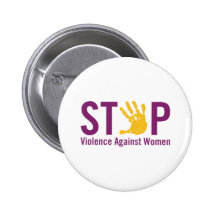 Stop Violence against Women Buttons
