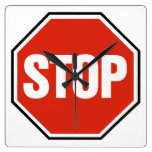 'STOP' - Wall Clock wall clocks