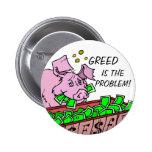 STOP WALL STREET GREED BUTTON