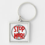 Stop War Peace Symbol T-shirts and Gifts Key Chains