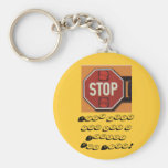 Stoparm, Stop when you see a School Bus Sign! Keychains