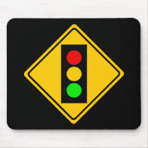 Stoplight Ahead Mousepad