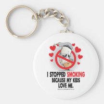 Stopped Smoking Kids Keychains