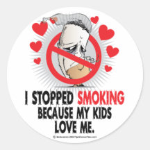 Stopped Smoking Kids Stickers