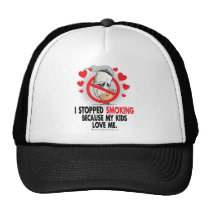 Stopped Smoking Kids hats