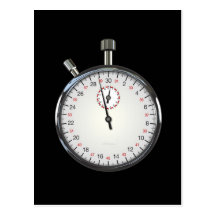 Stopwatch Postcard