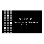Storage Business Card Box Black Grey White
