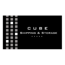 Storage Business Card Box Black Grey White