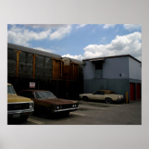 Storage Facility next to Train Yard Posters