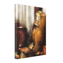 Store - Brass Cash Register Stretched Canvas Print