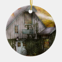 Store - Hollyhocks and Ivy Christmas Ornaments