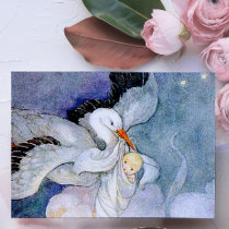 Stork and Baby Cards