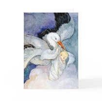 Stork and Baby Cards