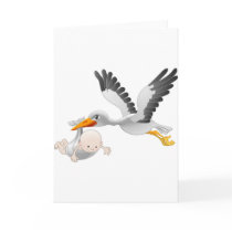 stork and baby