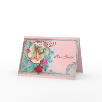 STORK BABY SHOWER 2 MONOGRAM