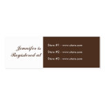 Stork Baby Shower Small Registry - Green/Brown