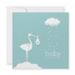 Stork Boy Delivery Baby Shower invitation