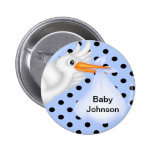 Stork Buttons For Boys