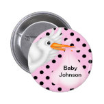 Stork Buttons For Girls