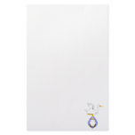 Stork Carrying Baby Blue Customized Stationery