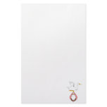 Stork Carrying Baby Pink Customized Stationery