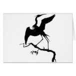 Stork Design Greeting Card