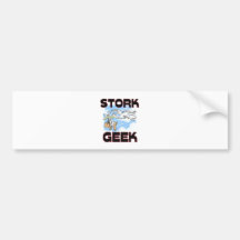 Stork Geek Bumper Stickers